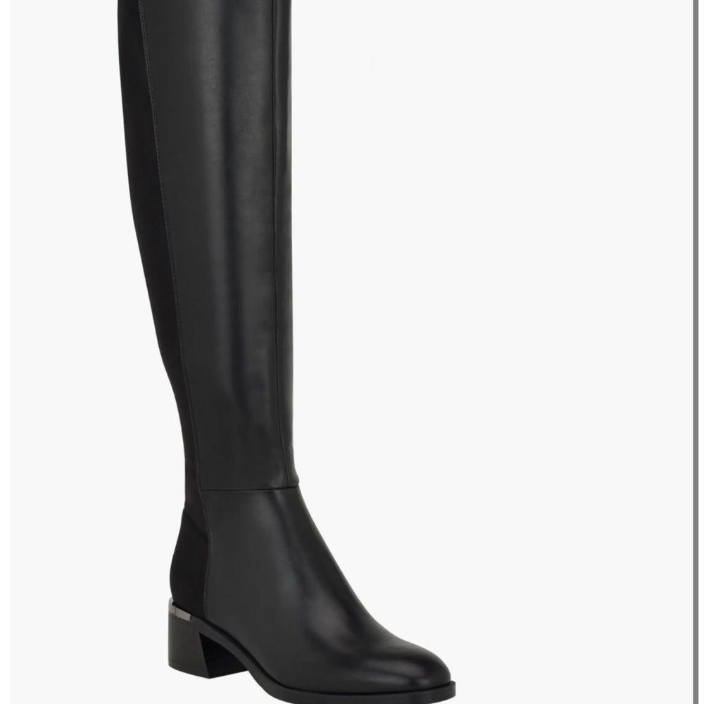 Calvin Klein Jotty Over-The-Knee Boot 7.5M Black - Picture 3 of 9